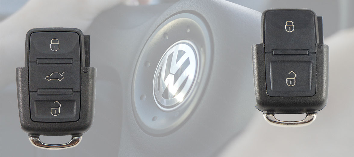 Volkswagen Autoschlüssel Oberteile